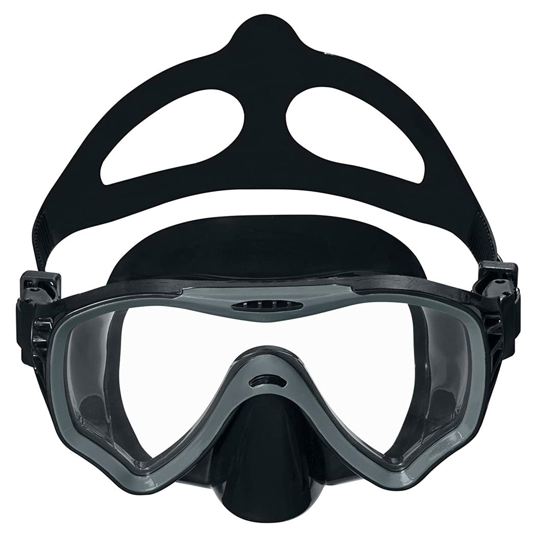 Trade Shop - Maschera Immersioni Crusader Pro Cinturino Silicone Regolabile 14+ Anni 3 Colori 22074 -