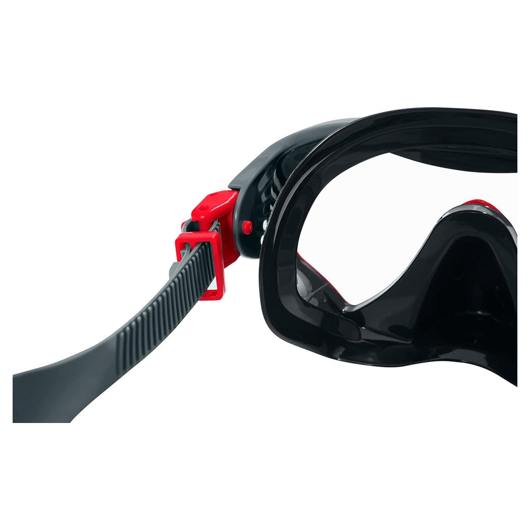 Trade Shop - Maschera Immersioni Crusader Pro Cinturino Silicone Regolabile 14+ Anni 3 Colori 22074 -