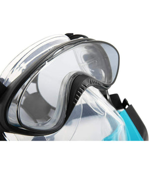 Trade Shop - Maschera L/xl Con 2 Boccagli Da Snorkeling Sub Per Mare Piscina Hydro-pro 24058 -