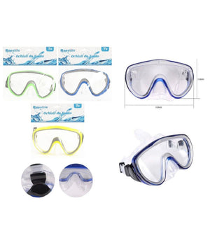 Trade Shop - Maschera Mare Nuoto Piscina Estate Sport Immersioni 160x100mm Vari Colori 605430 -