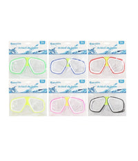 Maschera Nuoto Piscina Mare Estate Sport Immersioni 16x10 Cm Vari Colori 605413         