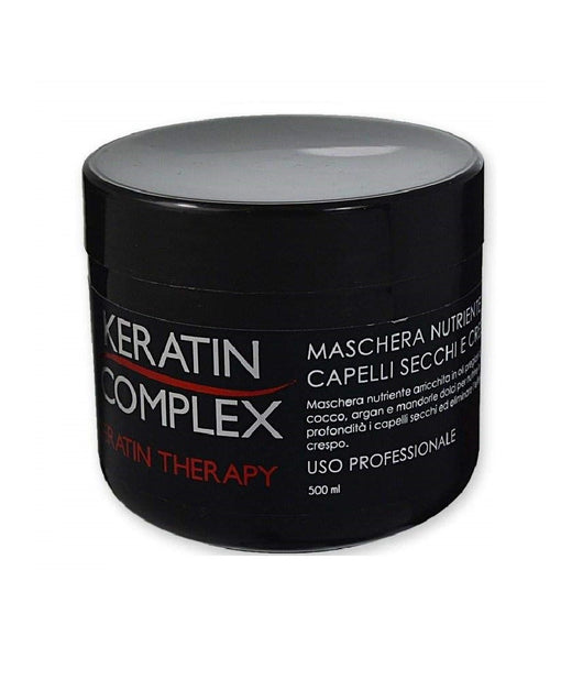 Maschera Nutriente Capelli Secchi Crespi Sfibrati Uso Professionale 500ml         