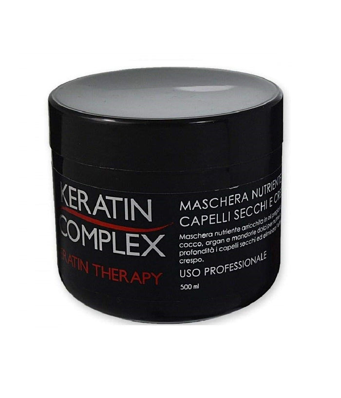 Maschera Nutriente Capelli Secchi Crespi Sfibrati Uso Professionale 500ml         