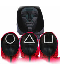 Maschera Squid Game Serie Tv Costume Originale Gioco Del Calamaro Cosplay         