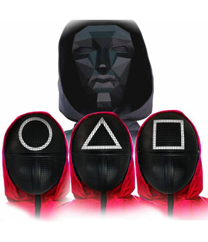 Maschera Squid Game Serie Tv Costume Originale Gioco Del Calamaro Cosplay         