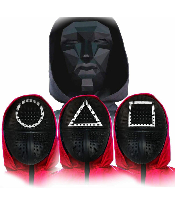 Maschera Squid Game Serie Tv Costume Originale Gioco Del Calamaro Cosplay         