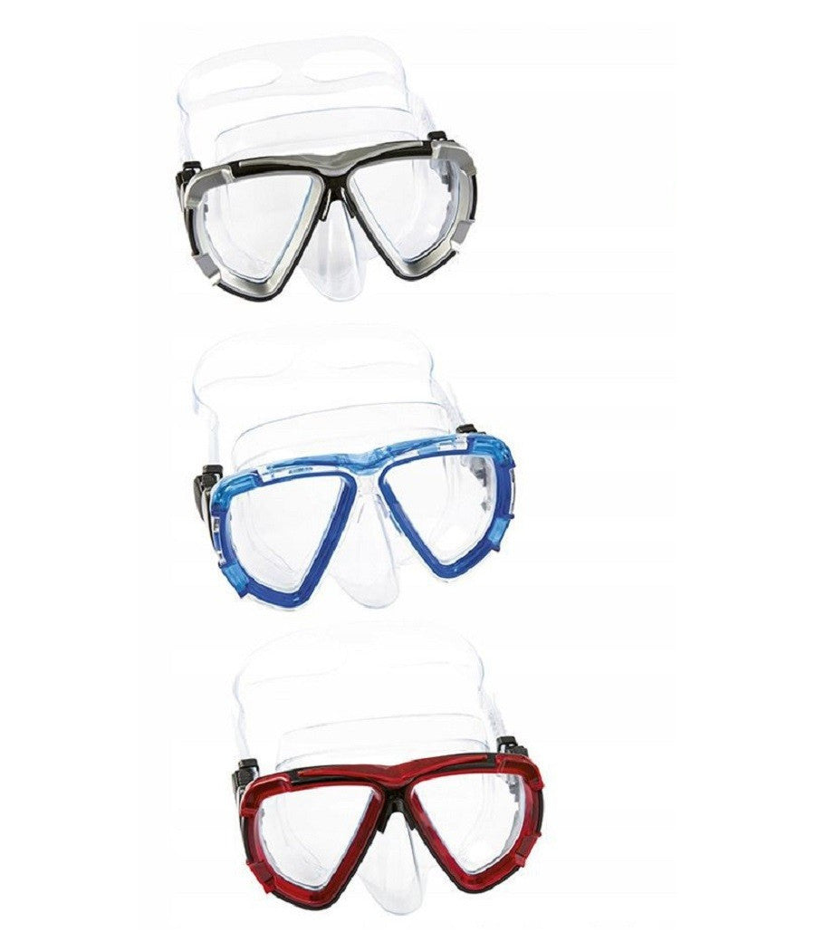 Maschera Subacquea Blackstripe 14+anni Per Piscina Mare 3 Colori Assortiti 22052         