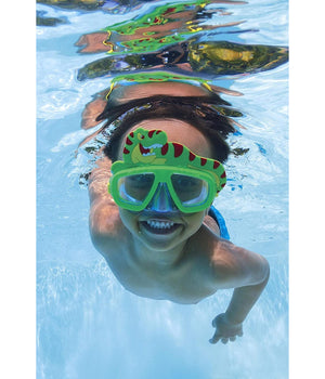 Trade Shop - Maschera Subacquea Per Bambini Con Animaletti 3+ Anni 3 Fantasie Assortite 22064 -