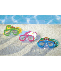 Trade Shop - Maschera Subacquea Per Bambini Con Animaletti 3+ Anni 3 Fantasie Assortite 22064 -