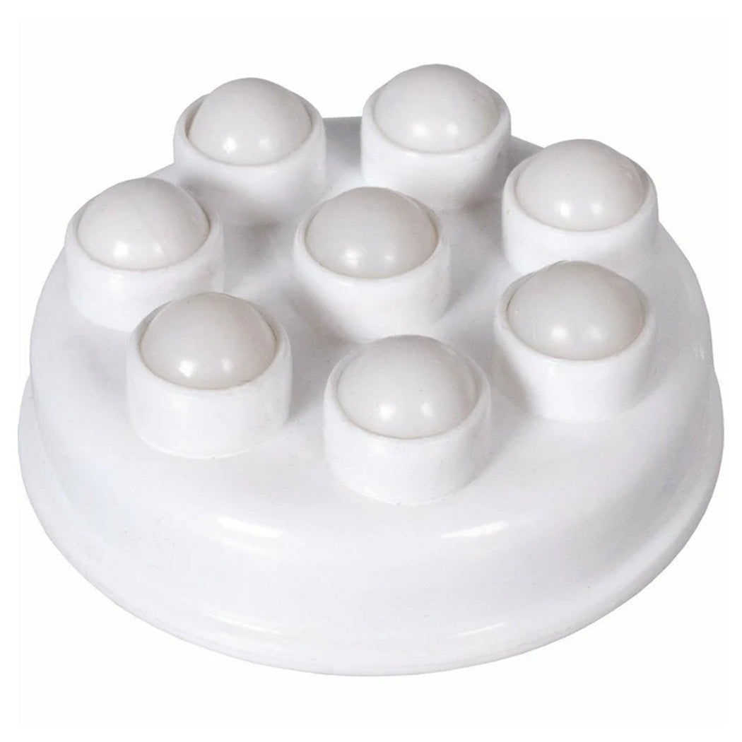 Trade Shop - Massaggiatore Anti Cellulite 25 W Con 3 Testine Differenti Per Braccia Collo Pancia -