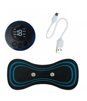 Massaggiatore Cervicale Elettrostimolatore Mini Portatile Massaggio Collo         