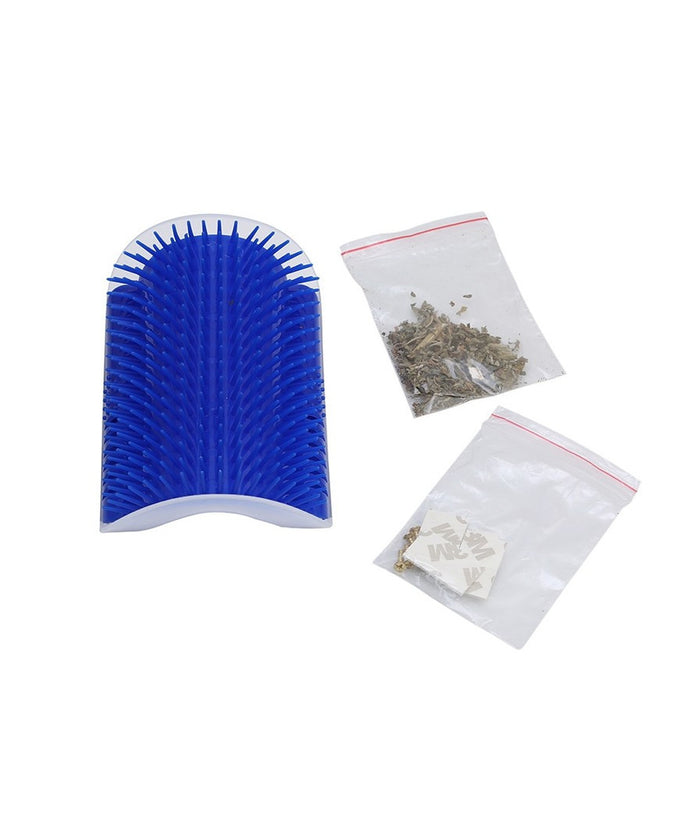 Massaggiatore Da Parete Spazzola Cardatore Peli Corti Lunghi Guanto Per Cane Gatto         