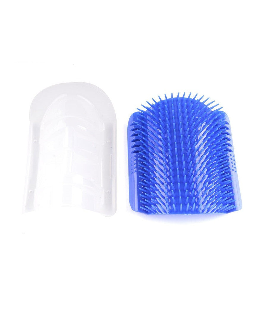 Massaggiatore Da Parete Spazzola Cardatore Peli Corti Lunghi Guanto Per Cane Gatto         