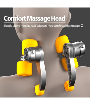 Massaggiatore Per Collo Schiena Spalle Gambe Calore Massaggiante Ricaricabile 5d         