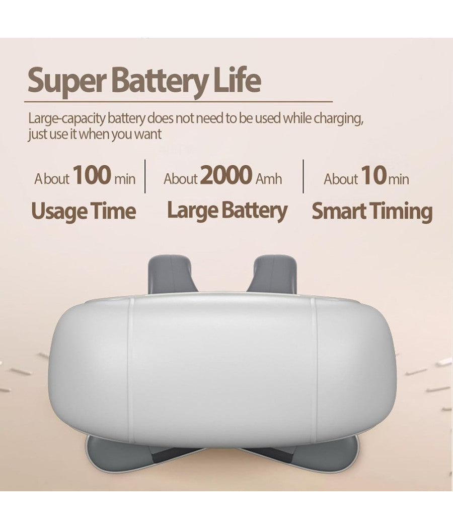 Massaggiatore Per Collo Schiena Spalle Gambe Calore Massaggiante Ricaricabile 5d         