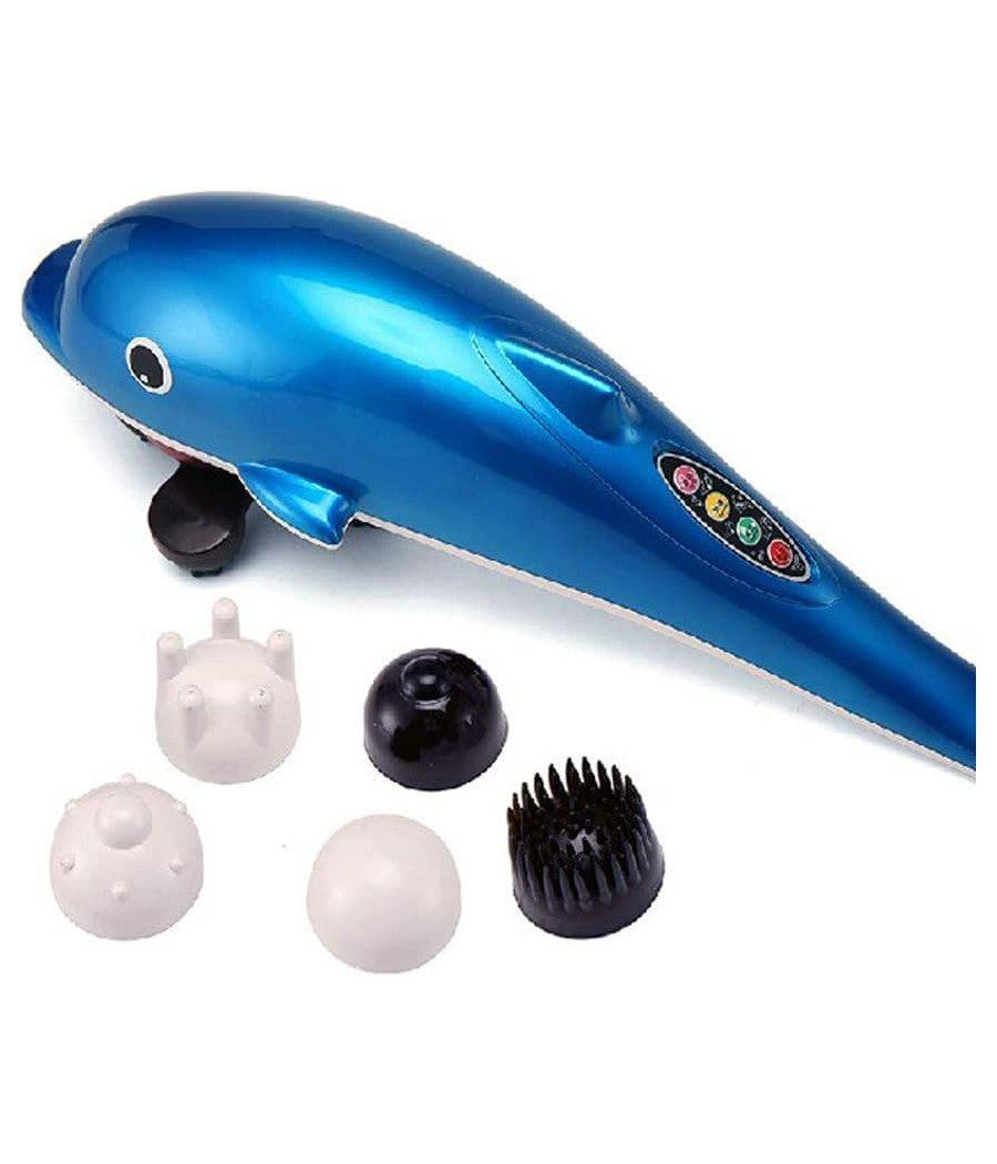 Massaggiatore Vibrante Delfino Rilassante Curativo Schiena Gambe Cervicale         