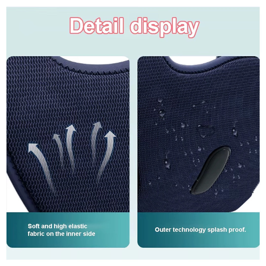 Trade Shop - Massaggiatore Wireless Riscaldante Per Schiena Spalle 3 Livelli Sollievo Dolore         