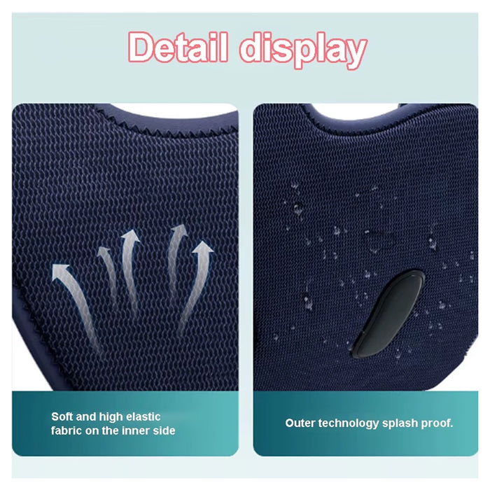 Trade Shop - Massaggiatore Wireless Riscaldante Per Schiena Spalle 3 Livelli Sollievo Dolore         