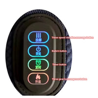 Trade Shop - Massaggiatore Wireless Riscaldante Per Schiena Spalle 3 Livelli Sollievo Dolore         