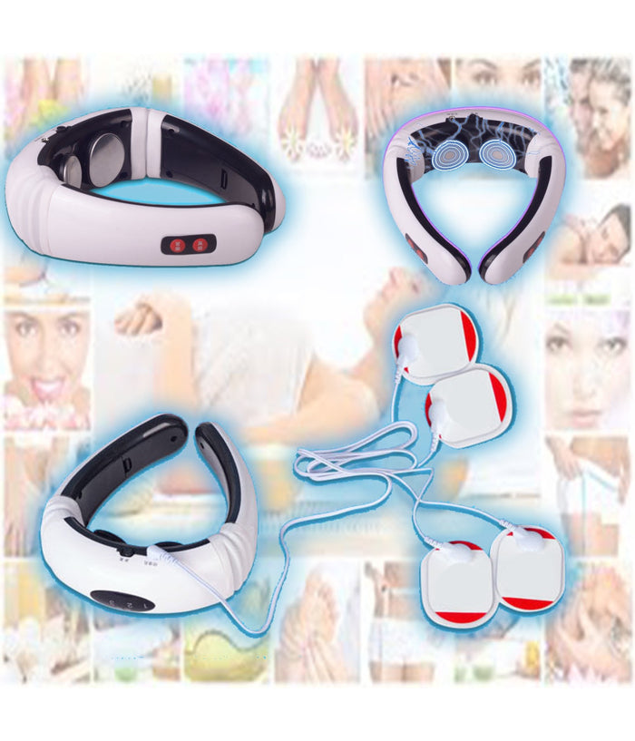 Massaggio Massaggiatore A Impulsi Magnetici Collo Cervicale Fascia Termica Collo         