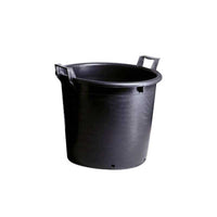 Mastello Tondo Fori L 70 cm 55 h 47 Nero Ics