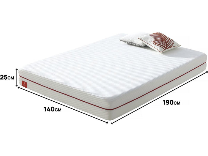 Materasso in memory foam "Sana" – 142 x 192 cm