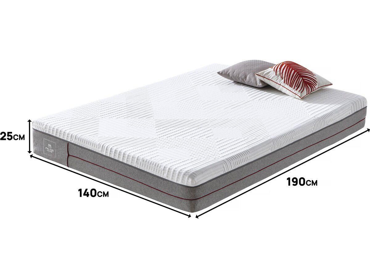 Materasso in memory foam "Houria" – 140 x 190 cm