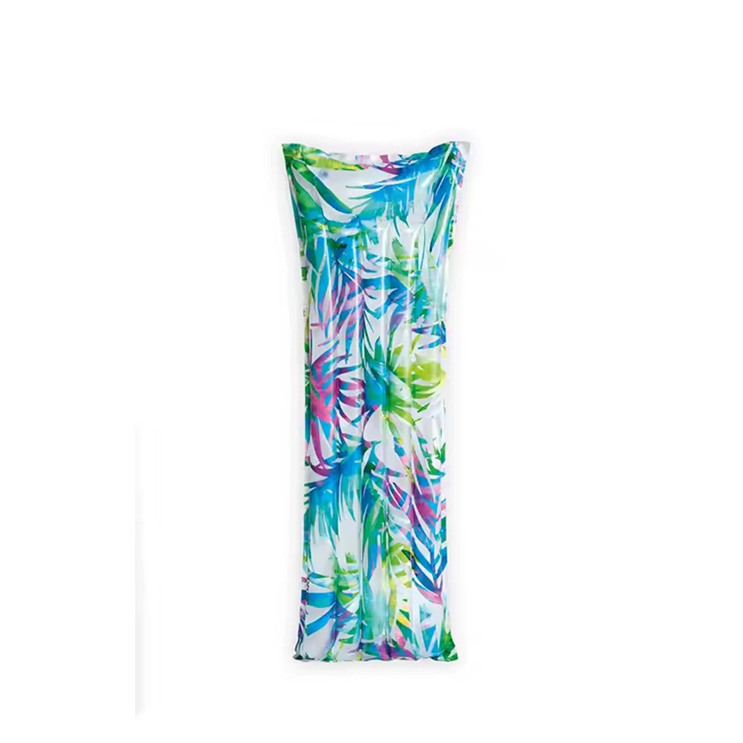 Trade Shop - Materassino Ad Aria Gonfiabile Galleggiante Fantasia Florale Tropicale 183x69cm 019961 -