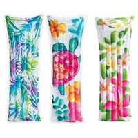 Trade Shop - Materassino Ad Aria Gonfiabile Galleggiante Fantasia Florale Tropicale 183x69cm 019961 -