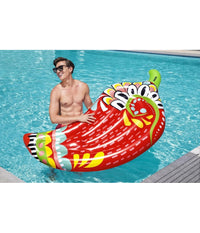 Materassino Fashion Peperoncino Ispirazione Azteca 195x99 Cm Mare Piscina 43490         