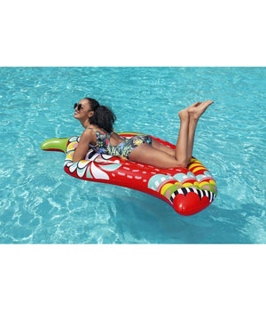 Materassino Fashion Peperoncino Ispirazione Azteca 195x99 Cm Mare Piscina 43490         