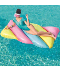 Materassino Forma Dolce Marshmellow Gonfiabile Galleggiante 2 Posti 190 Cm         