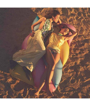 Materassino Forma Dolce Marshmellow Gonfiabile Galleggiante 2 Posti 190 Cm         