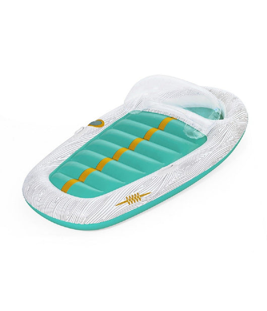 Materassino Galleggiante Yacht 216x117cm Con Maniglie Portaoggetti Bicchiere 43650         