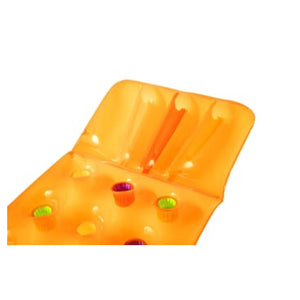 Trade Shop - Materassino Gonfiabile 18 Buchi Fashion Mare Piscina Traparente Colorato 188x71cm 019951 -