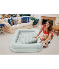 Materassino Gonfiabile Baby Con Pompa Manuale Pvc 107x168x25cm Per Bambini 66810         