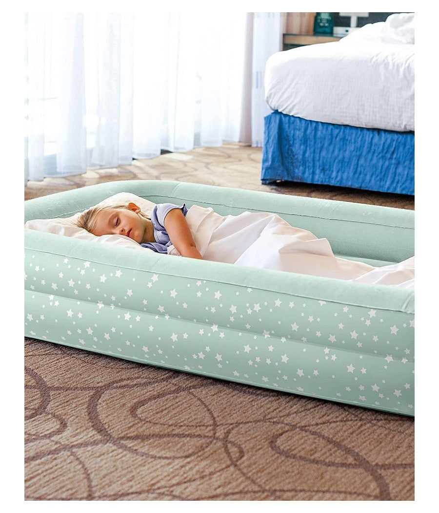 Materassino Gonfiabile Baby Con Pompa Manuale Pvc 107x168x25cm Per Bambini 66810         