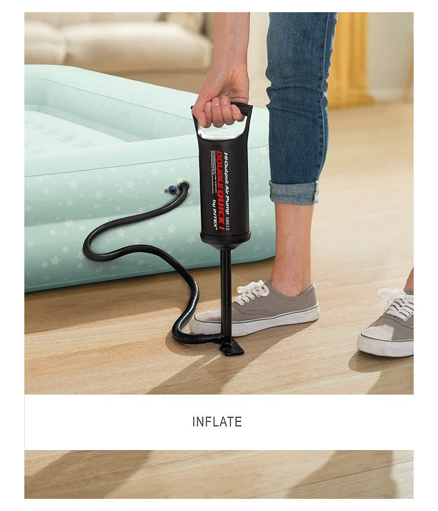 Materassino Gonfiabile Baby Con Pompa Manuale Pvc 107x168x25cm Per Bambini 66810         