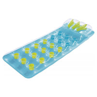 Trade Shop - Materassino Gonfiabile Con Cuscino 18 Buchi 188x71 Cm 3 Colori Estate Piscina Mare 43015 -