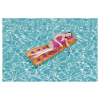 Trade Shop - Materassino Gonfiabile Con Cuscino 18 Buchi 188x71 Cm 3 Colori Estate Piscina Mare 43015 -