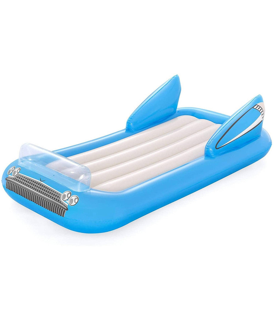 Materassino Gonfiabile Convertibile A Forma Di Auto Mare Piscina 190 X 128 Cm         