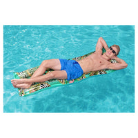 Trade Shop - Materassino Gonfiabile Fantasia Floreale 183x69cm Per Mare Spiaggia Piscina 019962 -