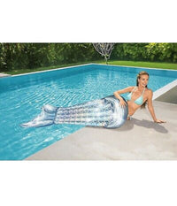 Materassino Gonfiabile Fashion Coda A Sirena Iridescente 193x101cm Piscina 43413         