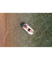 Materassino Gonfiabile Galleggiante Piscina 228x108cm Portabibite Maniglie 43651         