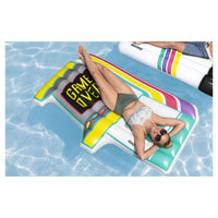 Trade Shop - Materassino Gonfiabile Galleggiante Piscina Aqua Arcade Grafica Forma Videogioco 43851 -