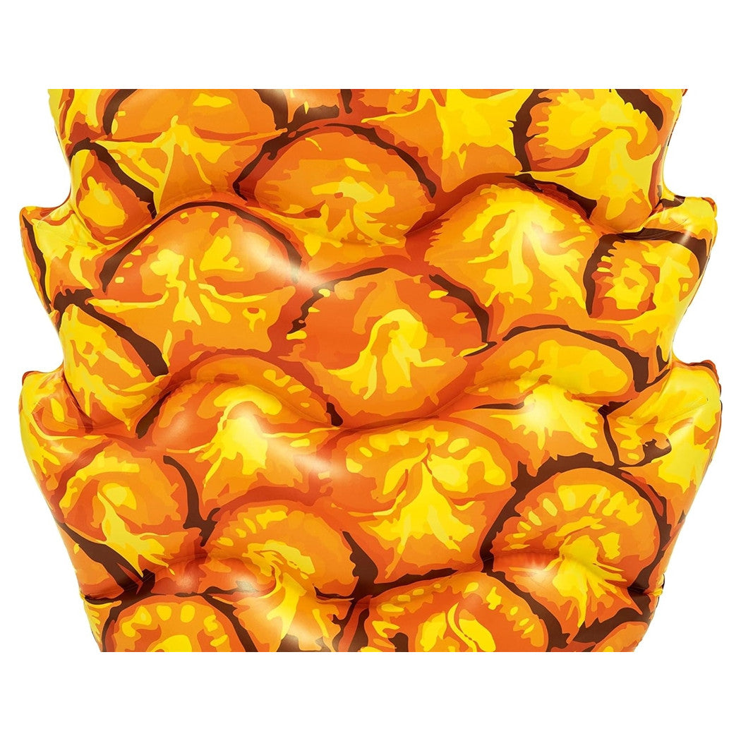 Trade Shop - Materassino Gonfiabile Grafica Realistica Ananas Galleggiante Piscina 174x96cm 016162 -
