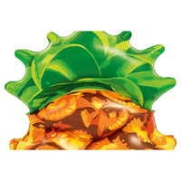 Trade Shop - Materassino Gonfiabile Grafica Realistica Ananas Galleggiante Piscina 174x96cm 016162 -