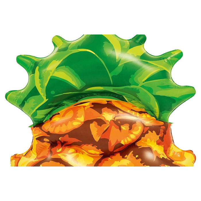 Trade Shop - Materassino Gonfiabile Grafica Realistica Ananas Galleggiante Piscina 174x96cm 016162 -