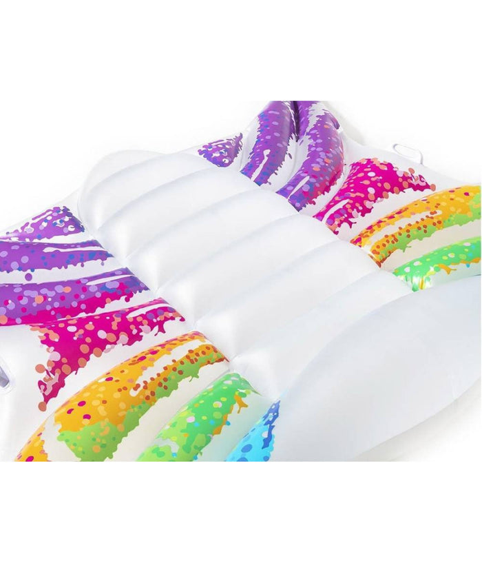 Materassino Gonfiabile Rainbow Butterfly Farfalla Adulti Piscina Mare Spiaggia         