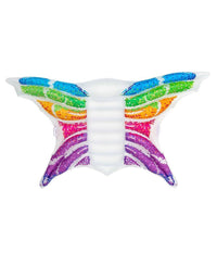 Materassino Gonfiabile Rainbow Butterfly Farfalla Adulti Piscina Mare Spiaggia         
